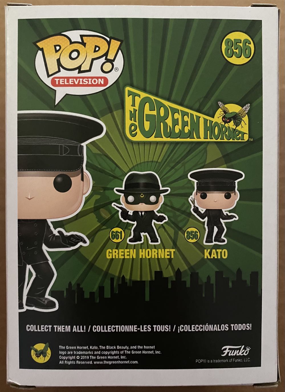 Pop! Television (The Green Hornet): #856 Kato - Funko (The Green Hornet) action figure collectible [Barcode 889698401005] - Main Image 3