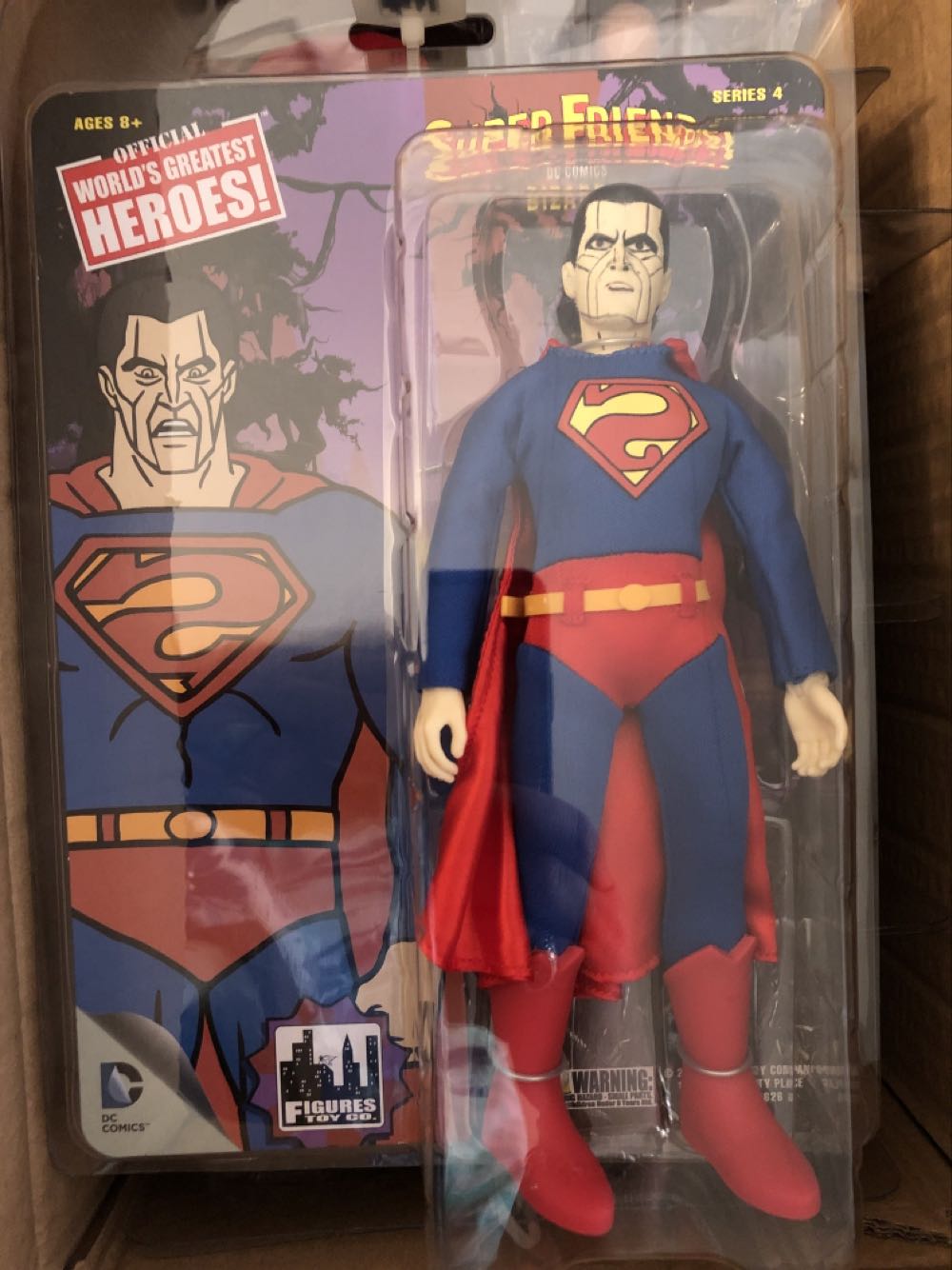 Bizarro - Figures Toy Company (Superfriends/Legion of Doom) action figure collectible [Barcode 744881534413] - Main Image 1