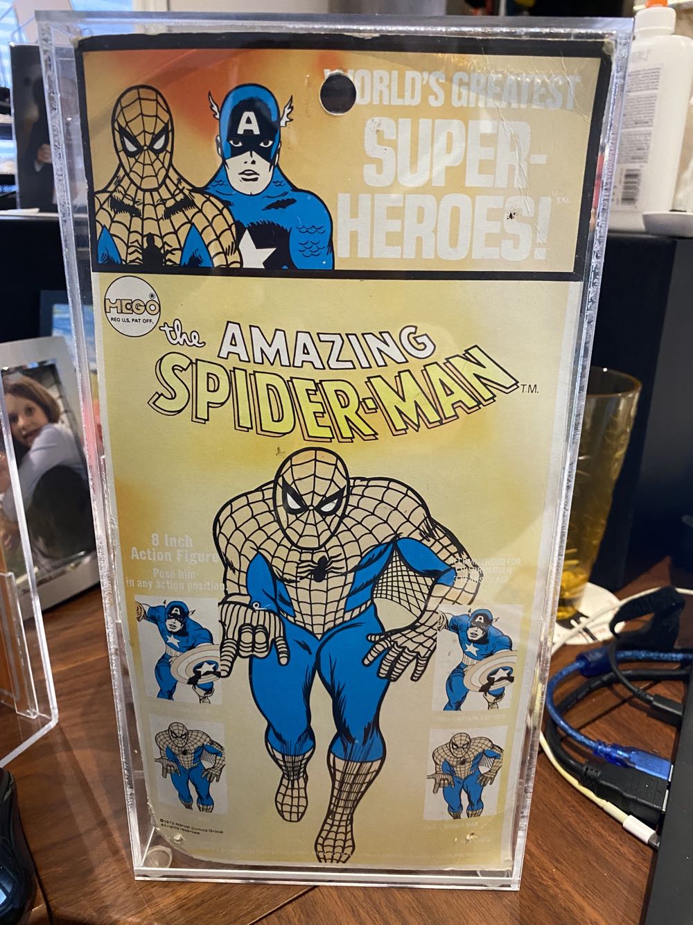 Mego WGSH Spider-Man Kresge Card - Mego Corp action figure collectible - Main Image 3