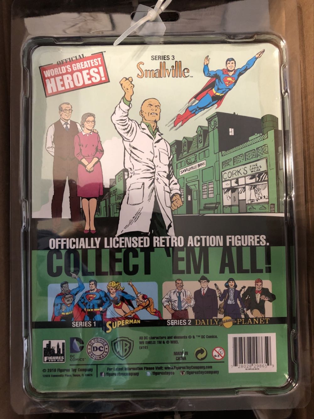 Superman Pa Kent - Figures Toy Company (Official World’s Greatest Heroes!) action figure collectible [Barcode 728028298659] - Main Image 2
