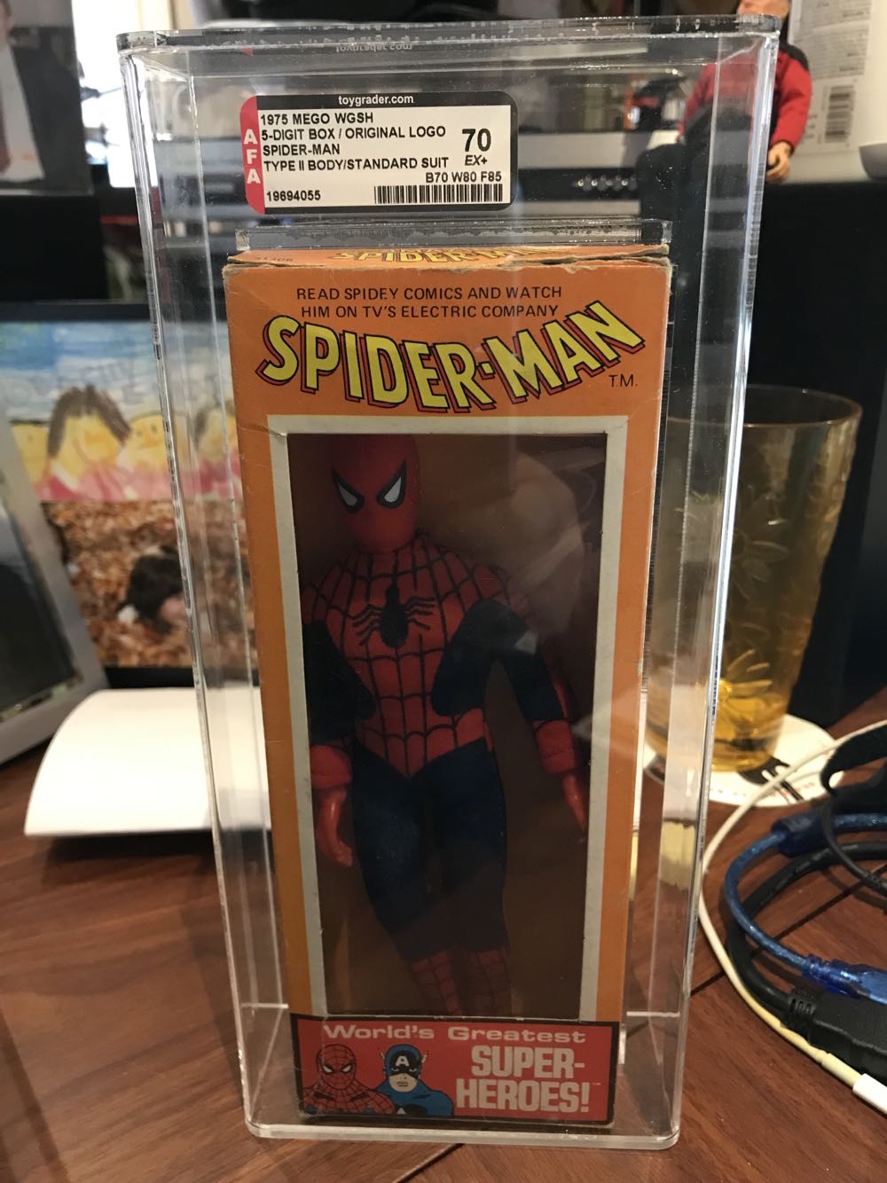 Mego WGSH Spider-Man EC Box - Mego Corp action figure collectible - Main Image 2