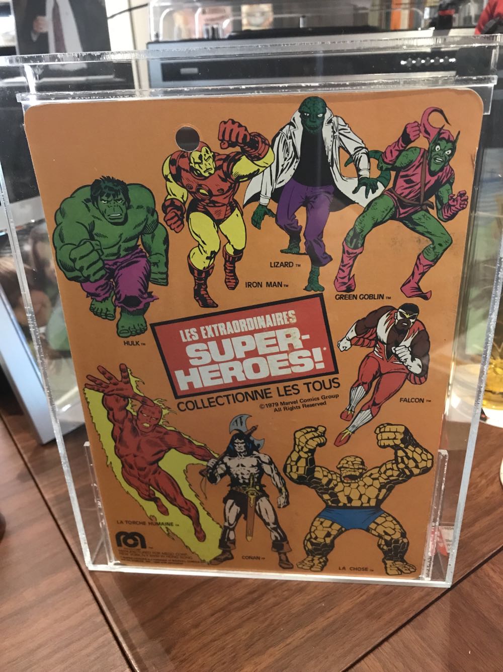 Mego WGSH Spider-Man Pin Pin Card - Mego Corp action figure collectible - Main Image 3