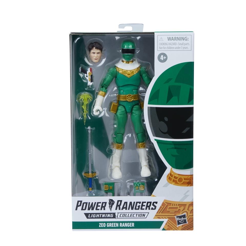 Zeo Green Ranger - Hasbro (Power Rangers: Zeo) action figure collectible [Barcode 630509993062] - Main Image 4