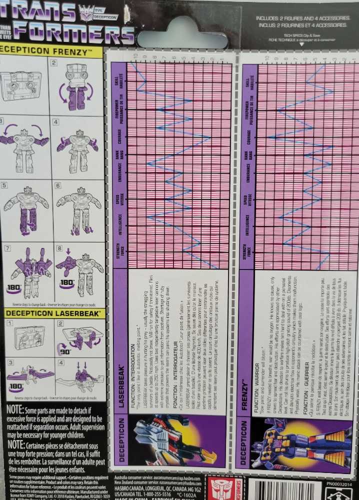 Frenzy And Laserbeak Wal-Mart  - Hasbro (Reissue) action figure collectible - Main Image 4