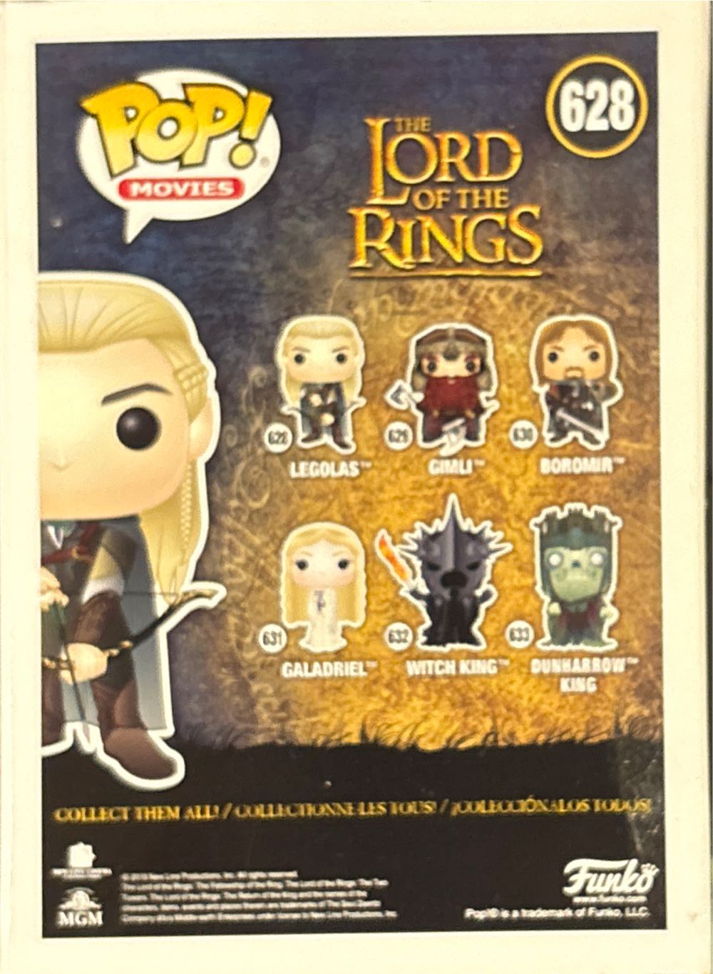 Funko POP LOTR 628 Legolas - Funko (Funko POP Lord Of The Rings) action figure collectible [Barcode 889698332477] - Main Image 2