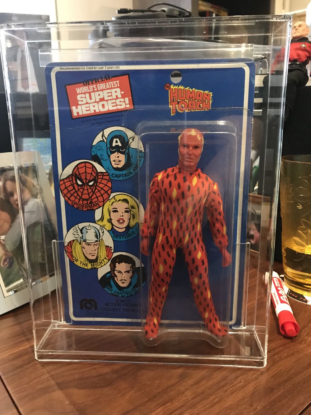 Human Torch - MEGO Corp. (Fantastic Four) action figure collectible - Main Image 2