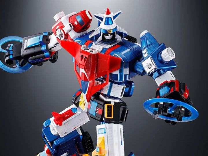 Voltron Soul Of Chogokin GX-88 Voltron 1 - Bandai Tamashii Nations (Voltron Defender of the Universe) action figure collectible [Barcode 4573102554956] - Main Image 3