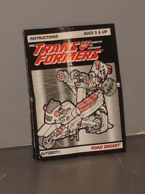 Transformers G2 Road Rocket Laser Cycle - Hasbro (Transformers) action figure collectible [Barcode 038976801581] - Main Image 4