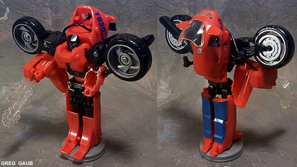 Transformers G2 Road Rocket Laser Cycle - Hasbro (Transformers) action figure collectible [Barcode 038976801581] - Main Image 5