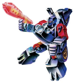 Transformers G2 Road Rocket Laser Cycle - Hasbro (Transformers) action figure collectible [Barcode 038976801581] - Main Image 7