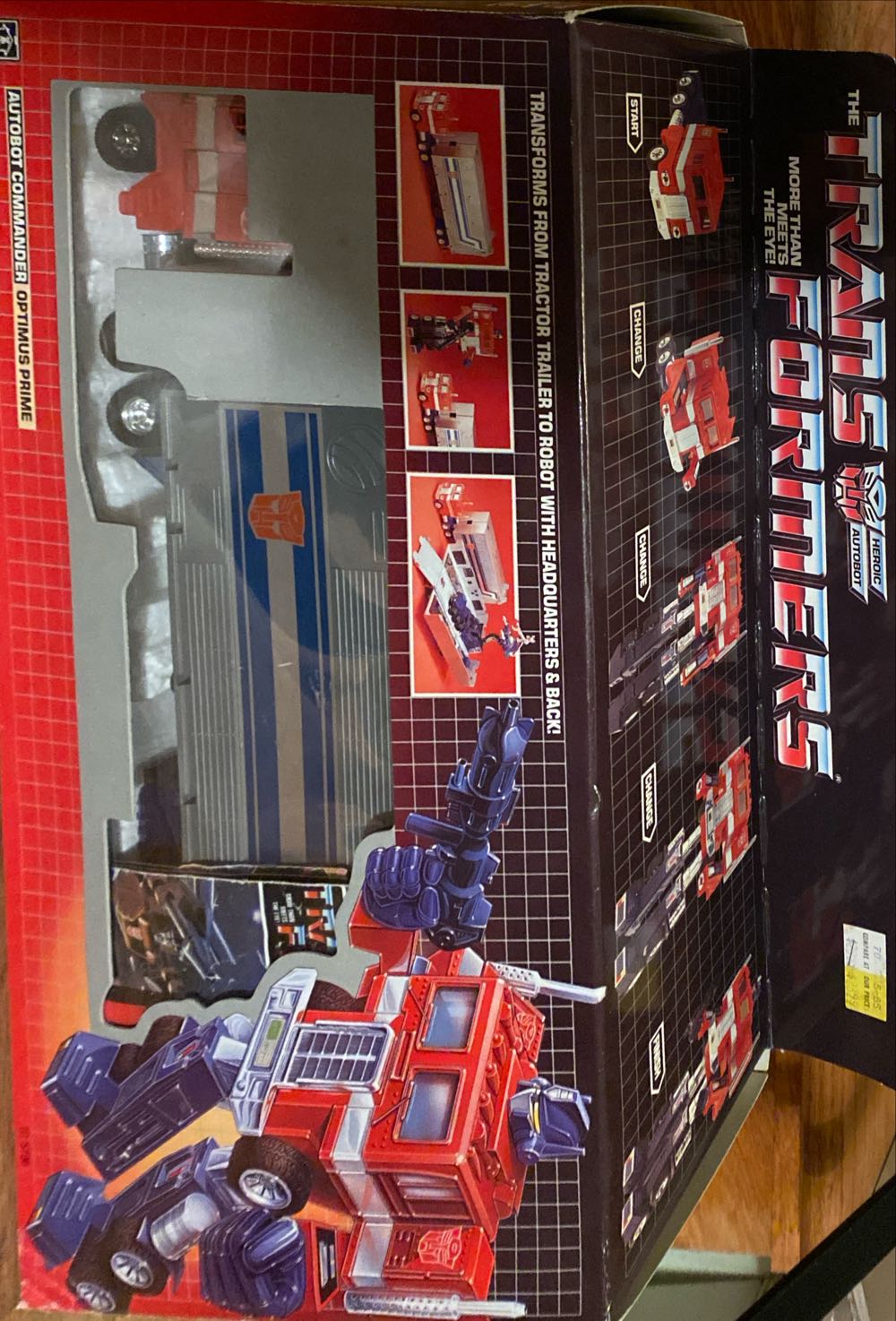 G1 Optimus Prime Autobot Commander - Hasbro (Transformers 1984) action figure collectible [Barcode 038976057964] - Main Image 3