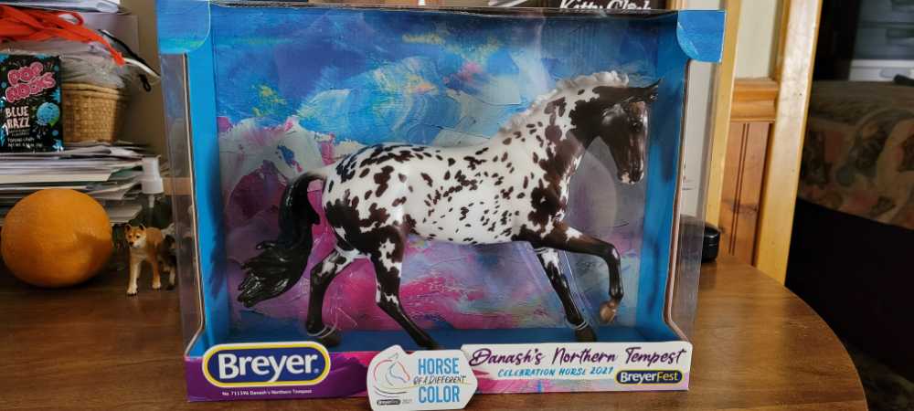Danash’s Northern Tempest - Breyer Animal Creations (Breyerfest 2021 Horse of a Different Color) action figure collectible - Main Image 2