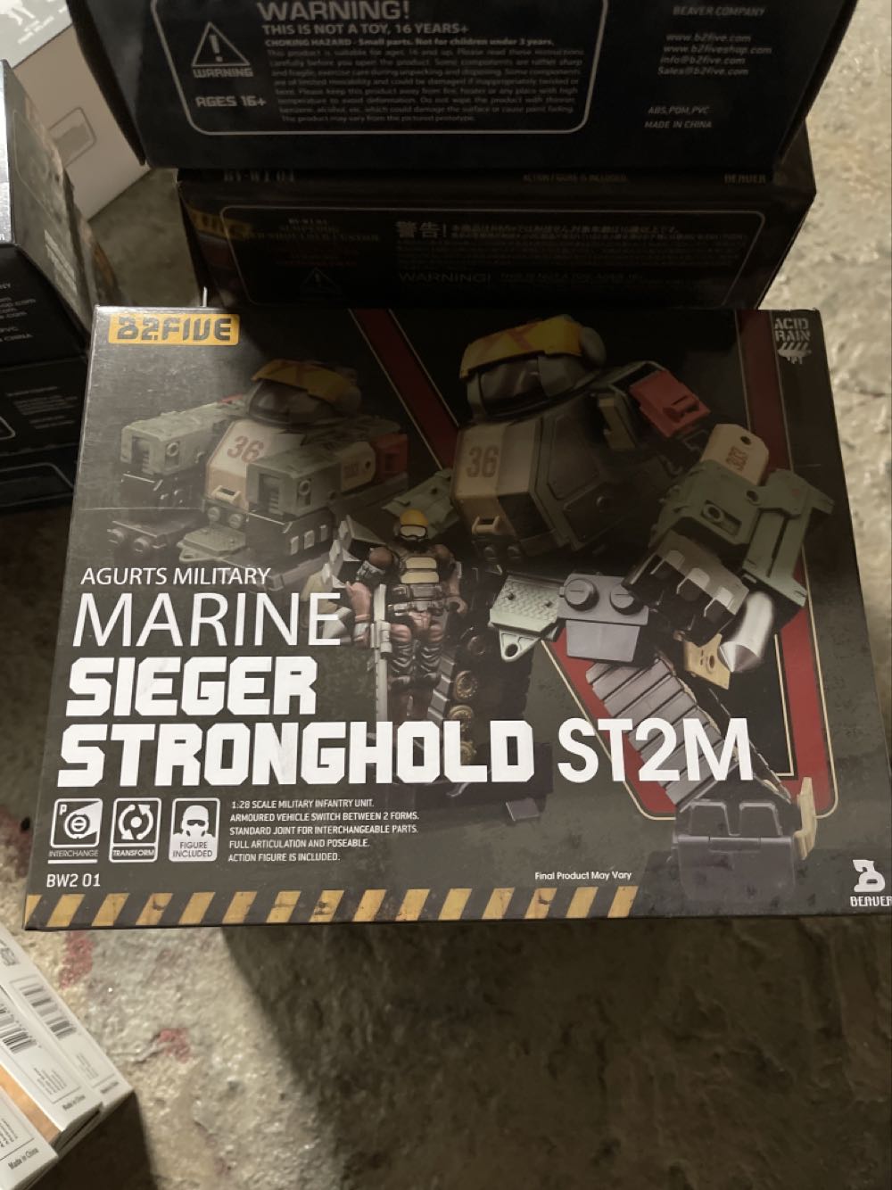 Acid Rain B2five Marine Sieger Stronghold St2m Figure Set  action figure collectible [Barcode 4589500502079] - Main Image 2