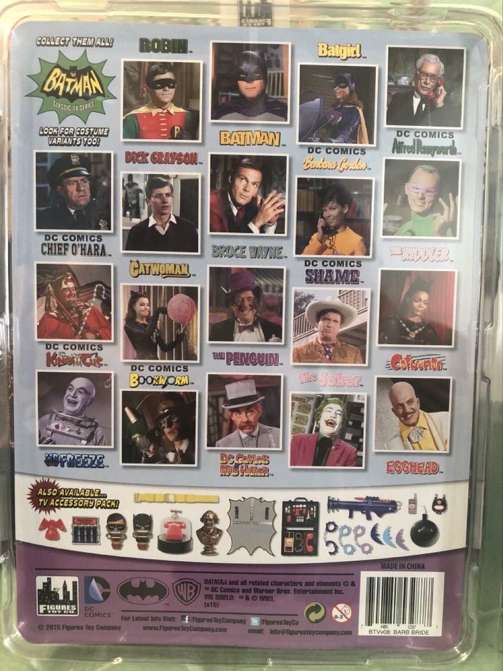 Barbara Gordon: The Penguin Bride Variant - Figures Toy Company (Batman Classic Tv Series) action figure collectible [Barcode 744881532877] - Main Image 2