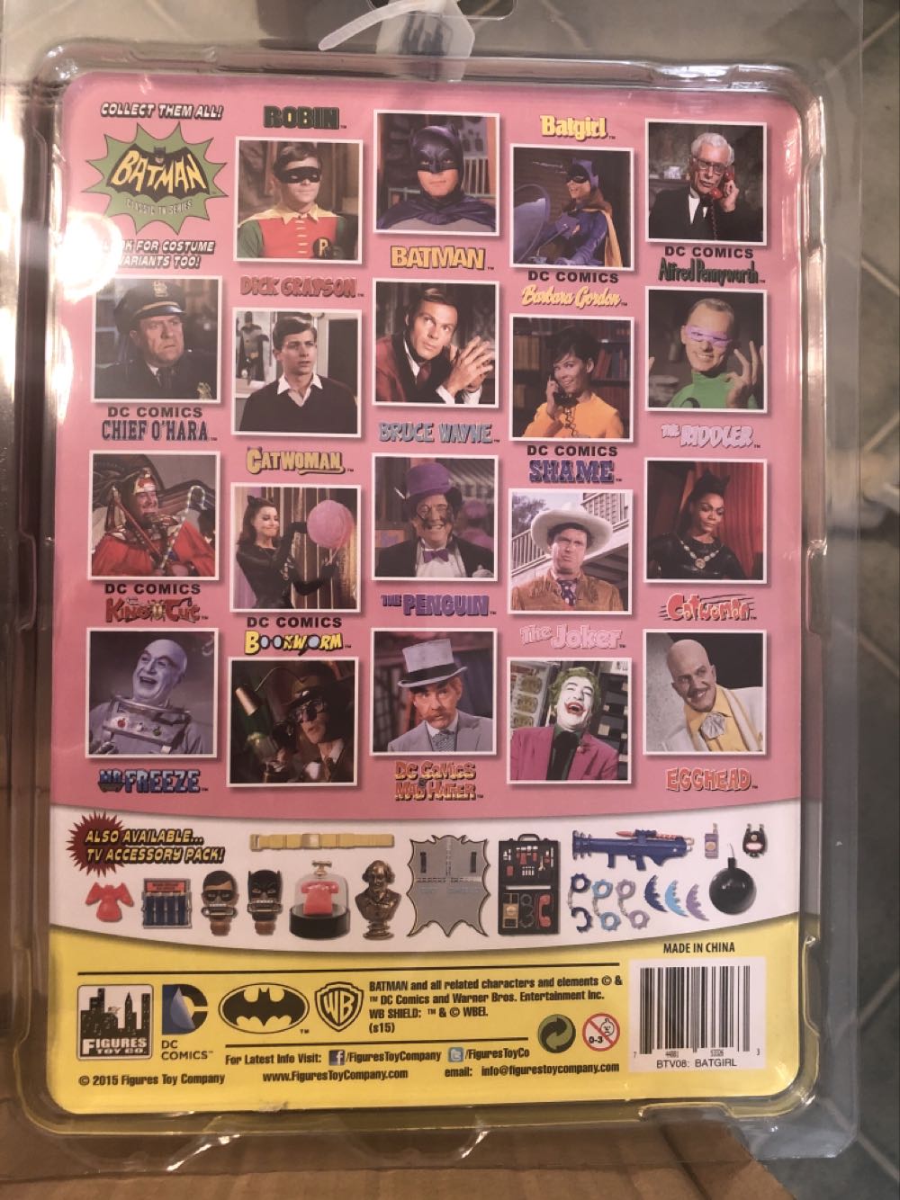 BATMAN Batgirl - Figures Toy Company (Batman Classic Tv Series) action figure collectible [Barcode 744881533263] - Main Image 2
