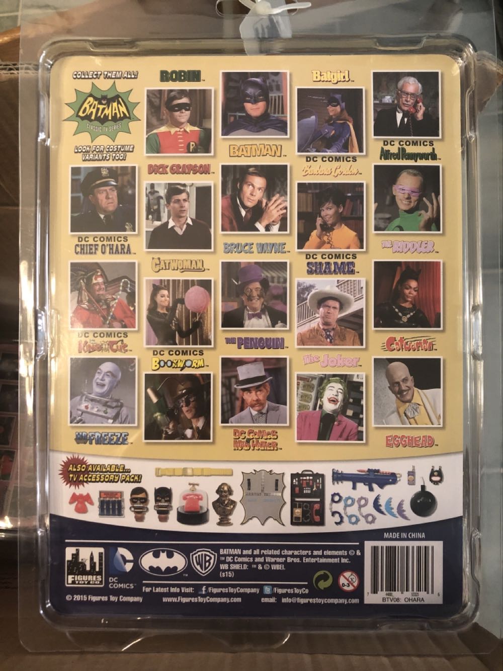 Chief O’hara - Figures Toy Company (Batman Classic Tv Series) action figure collectible [Barcode 744881533256] - Main Image 2