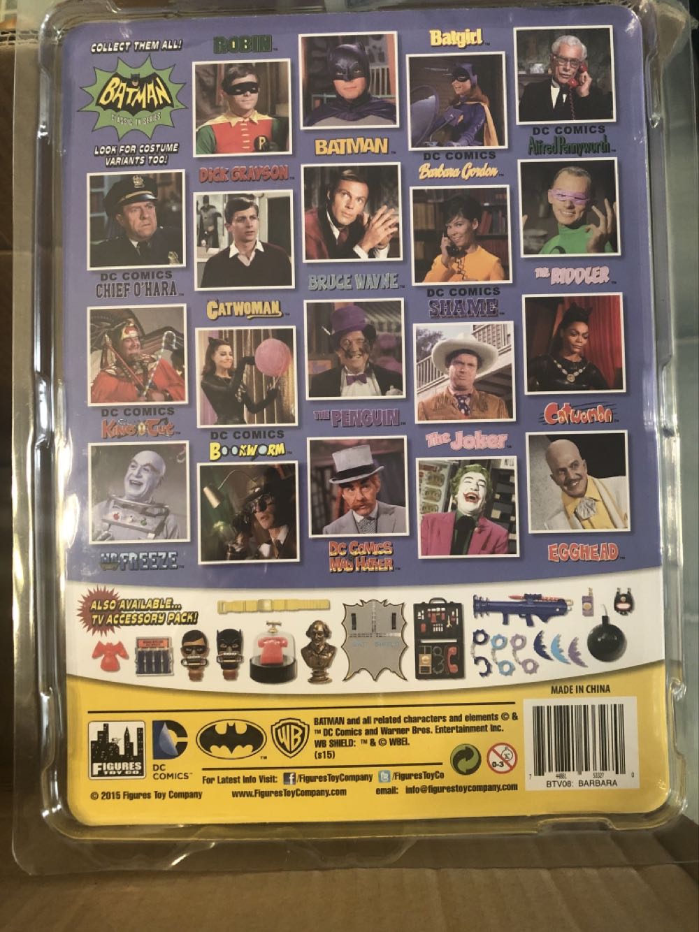 Barbara Gordon - Figures Toy Company (Batman Classic Tv Series) action figure collectible [Barcode 744881533270] - Main Image 2