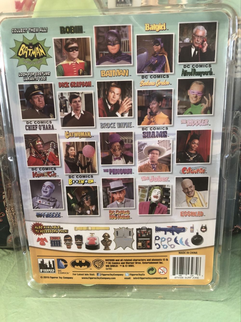 The Joker: Surf’s Up Joker Variant - Figures Toy Company (Batman Classic Tv Series) action figure collectible [Barcode 744881532846] - Main Image 2