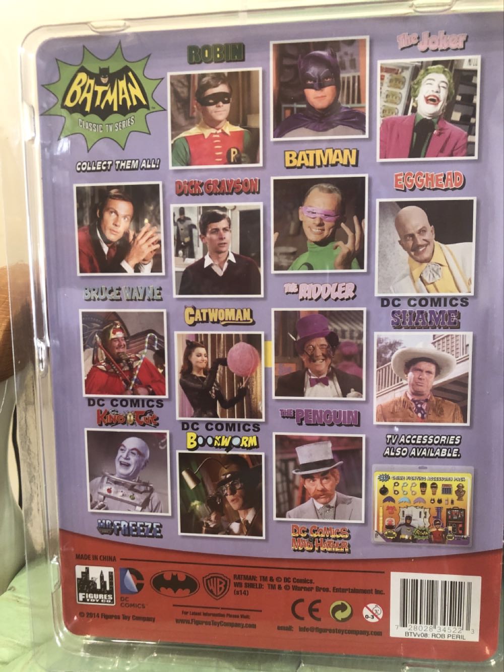 Figures Toy Co Batman Classic Tv Series Robin Heroes In Peril Variant - Figures Toy Company (Batman Classic Tv Series) action figure collectible [Barcode 728028345223] - Main Image 2