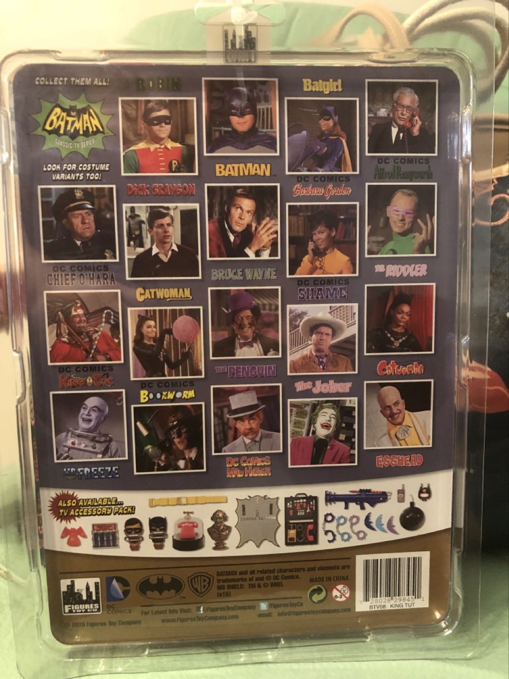 Figures Toy Co Batman Classic Series King Tut - Figures Toy Company (Batman Classic Tv Series) action figure collectible [Barcode 728028298451] - Main Image 2