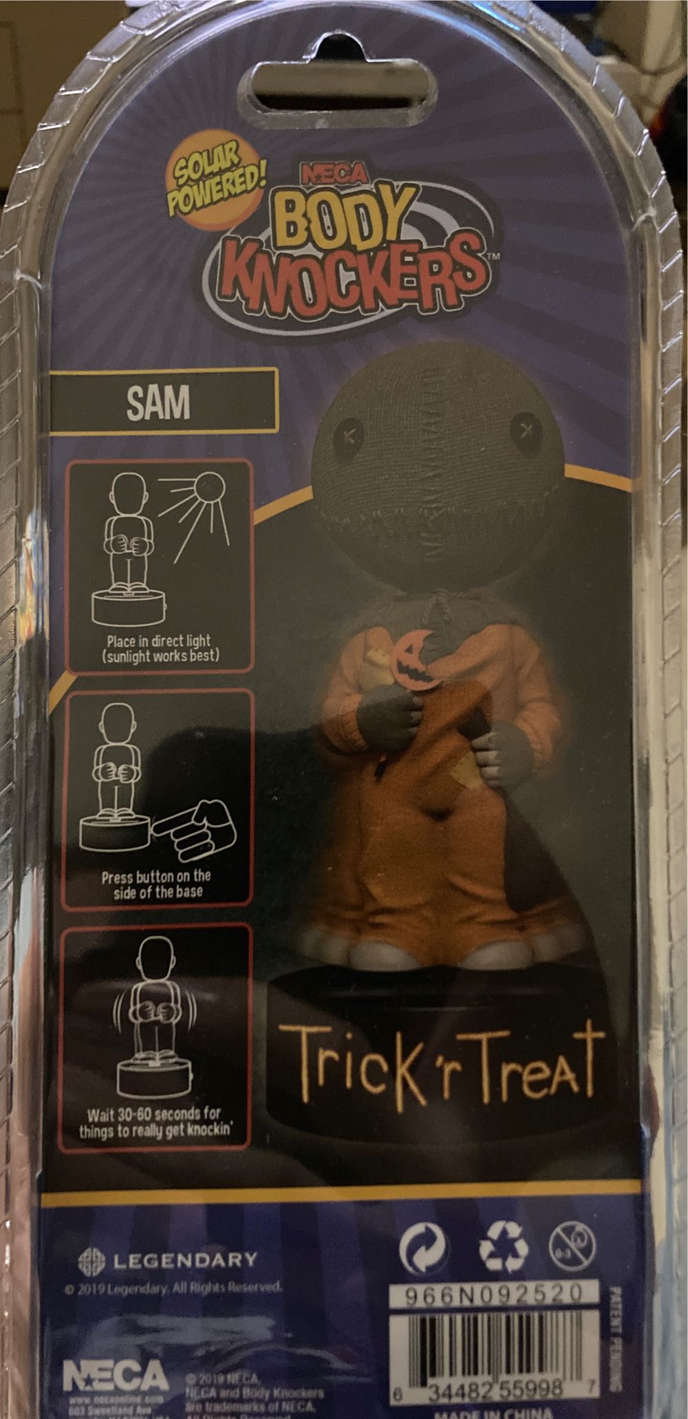 NECA Body Knockers: Trick’r Treat Sam - Neca (Bosy Knockers: Trick ‘r Treat Sam) action figure collectible [Barcode 634482559987] - Main Image 3