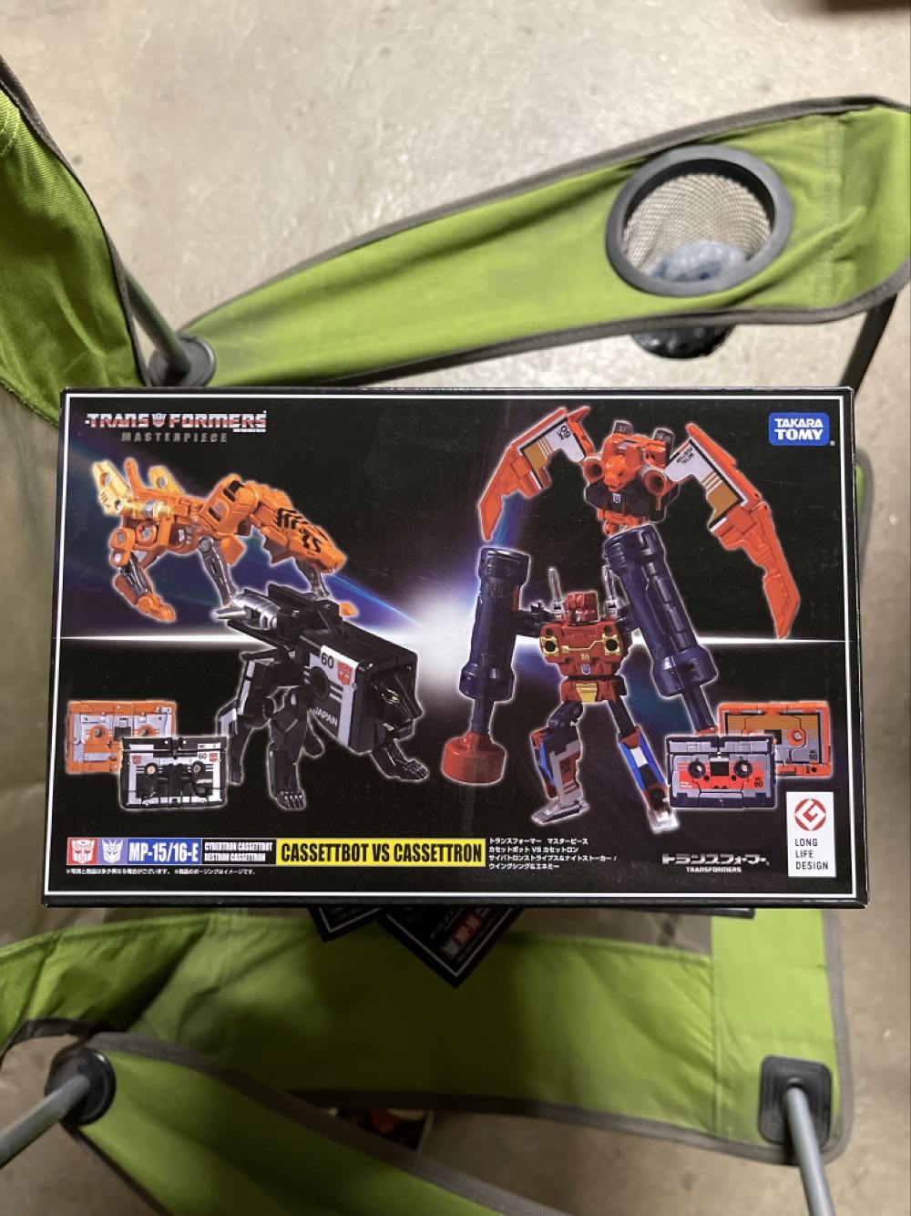 Transformers Masterpiece Cassettebot Vs Cassettetron (Wingthing, Enemy, Stripes, Nightstalker) MP-15/16E Takara Tomy Mall - Takara (Masterpiece 1989) action figure collectible [Barcode 4904810963721] - Main Image 2