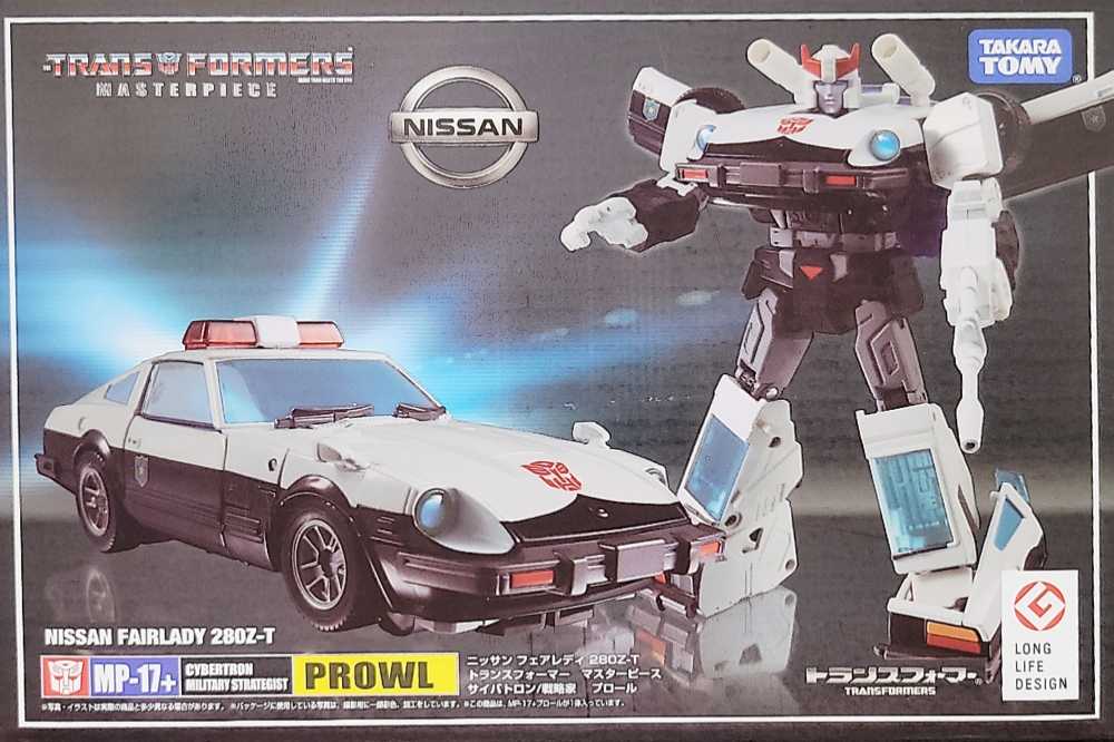 Prowl & Silver Tipped Cannon - Takara Tomy (The Transformers) action figure collectible [Barcode 4904810102281] - Main Image 4