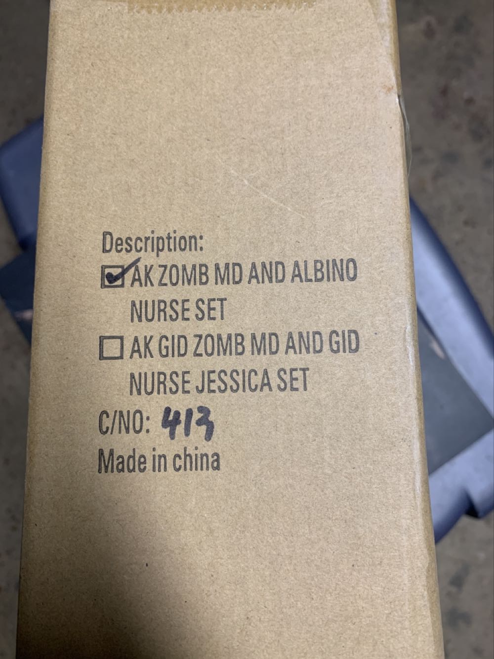 Zomb MD And Albino Nurse Set - ThreeA action figure collectible [Barcode 4897056211186] - Main Image 2