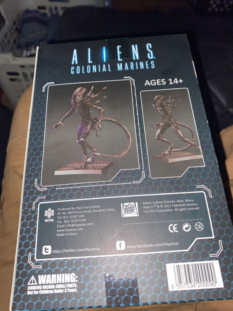 Aliens Colonial Marines 3.75” Xenomorph Soldier Figure Hiya Toys New  action figure collectible [Barcode 6957534200090] - Main Image 2