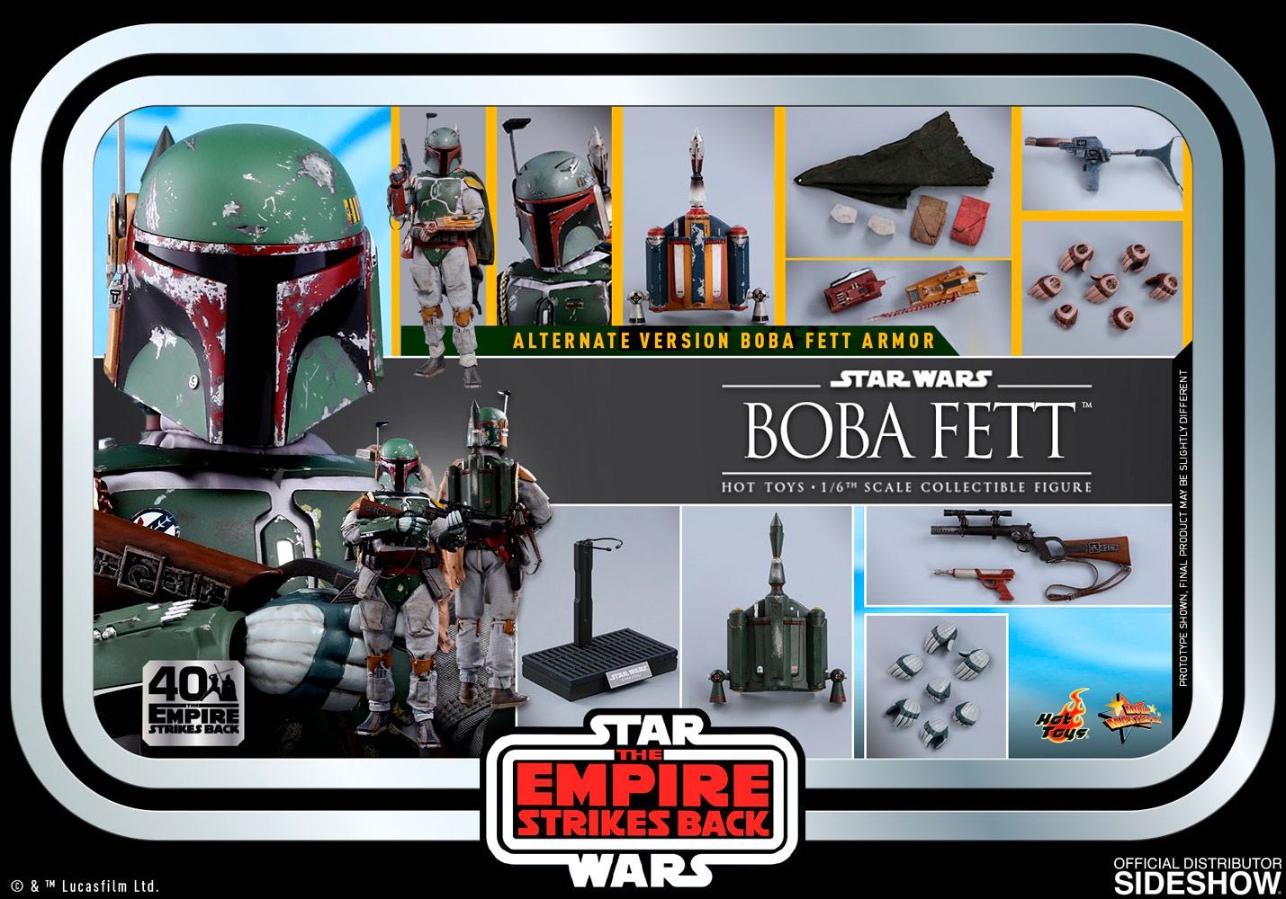 Boba Fett - Hot Toys (Star Wars) action figure collectible [Barcode 4895228605221] - Main Image 4