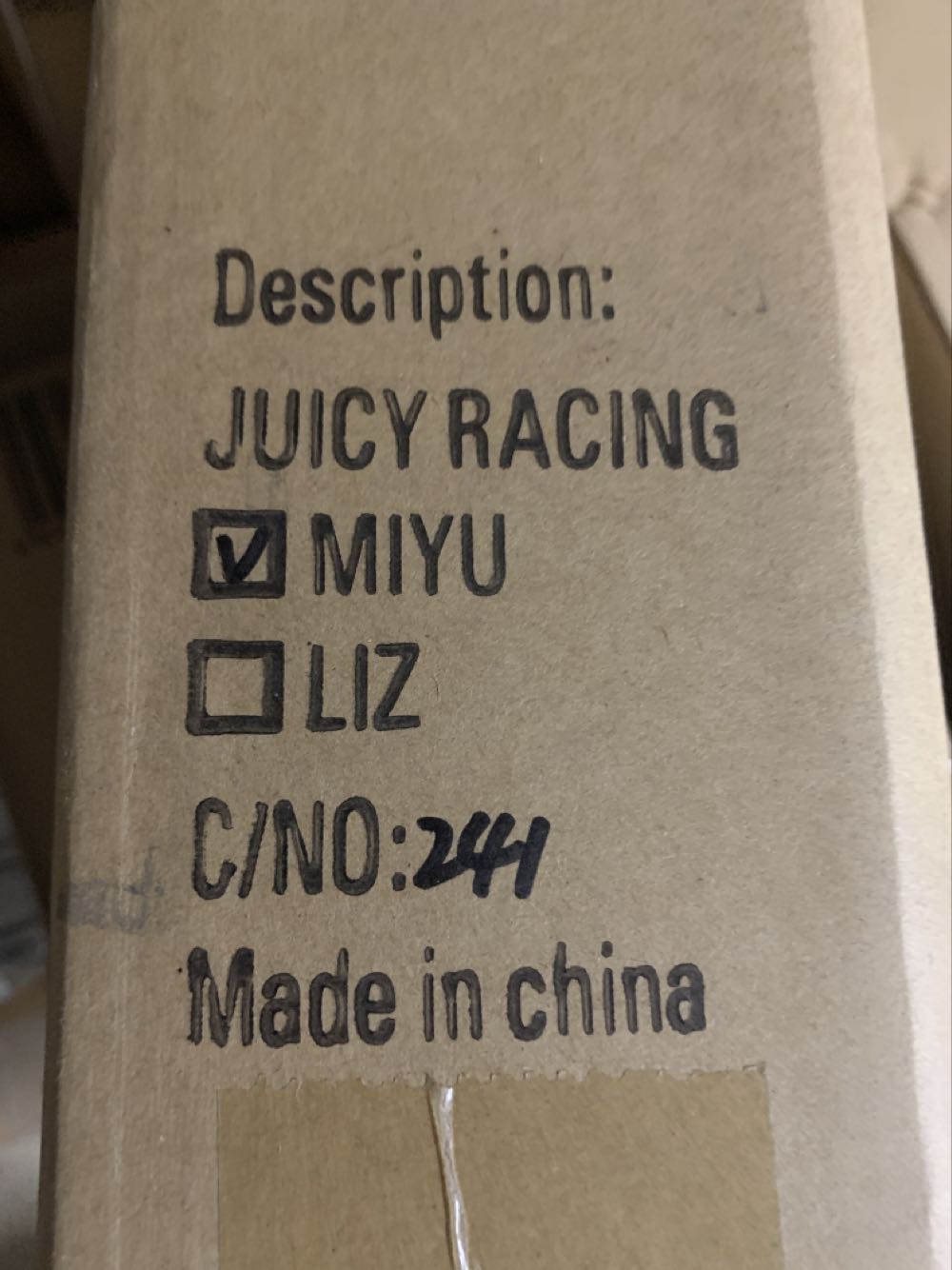 Juicy Racing “miyu” - ThreeA action figure collectible - Main Image 2