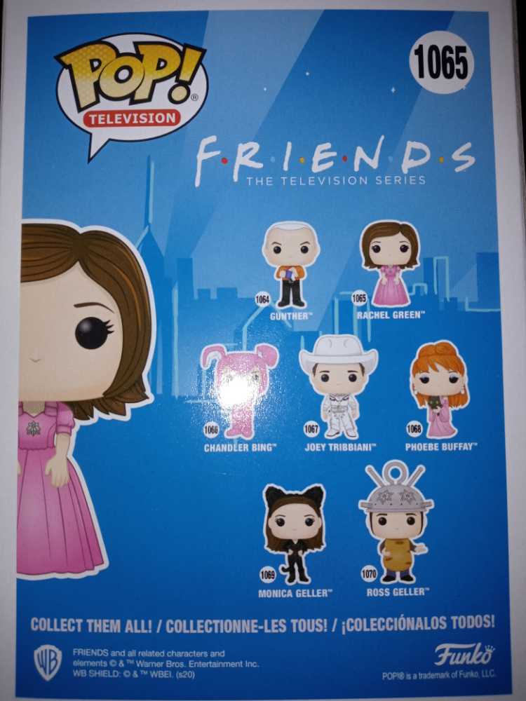 Friends: Rachel In Pink Dress #1065 - Funko (Friends) (Friends: The TV Series) action figure collectible [Barcode 889698419512] - Main Image 2