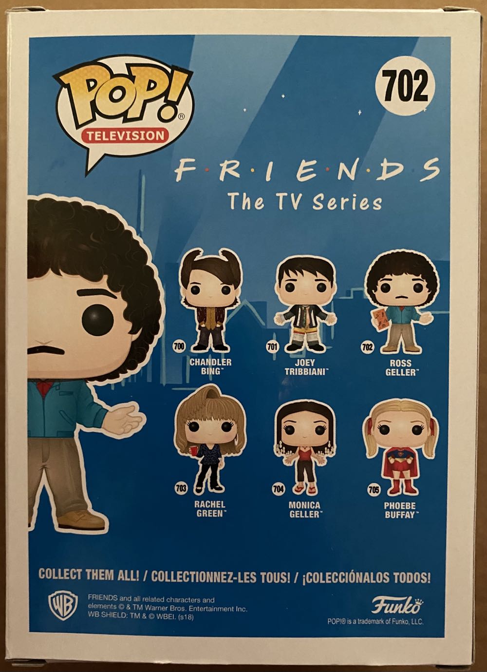 Ross Geller (80s) - Funko (Funko Pop) action figure collectible [Barcode 889698327466] - Main Image 3