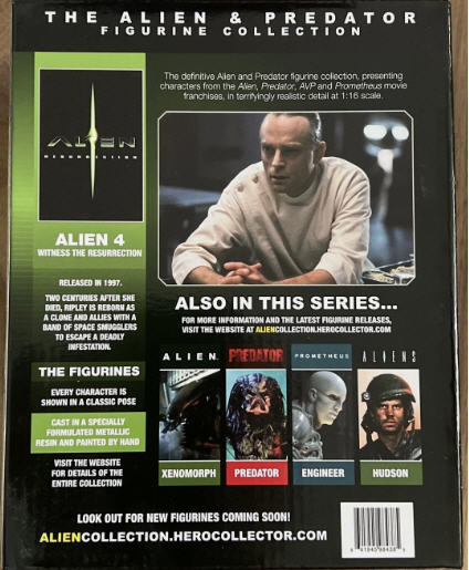 AvP: Alien Resurrection: Dr. Jonathan Gediman  - Eaglemoss Collections (Space/Horror) action figure collectible [Barcode 641945984385] - Main Image 3