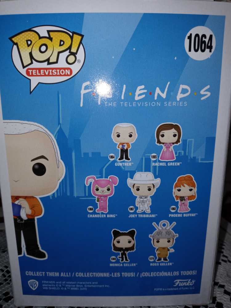 Friends: Gunther #1064 (Chase) - Funko (Funko Pop) action figure collectible [Barcode 889698419468] - Main Image 2