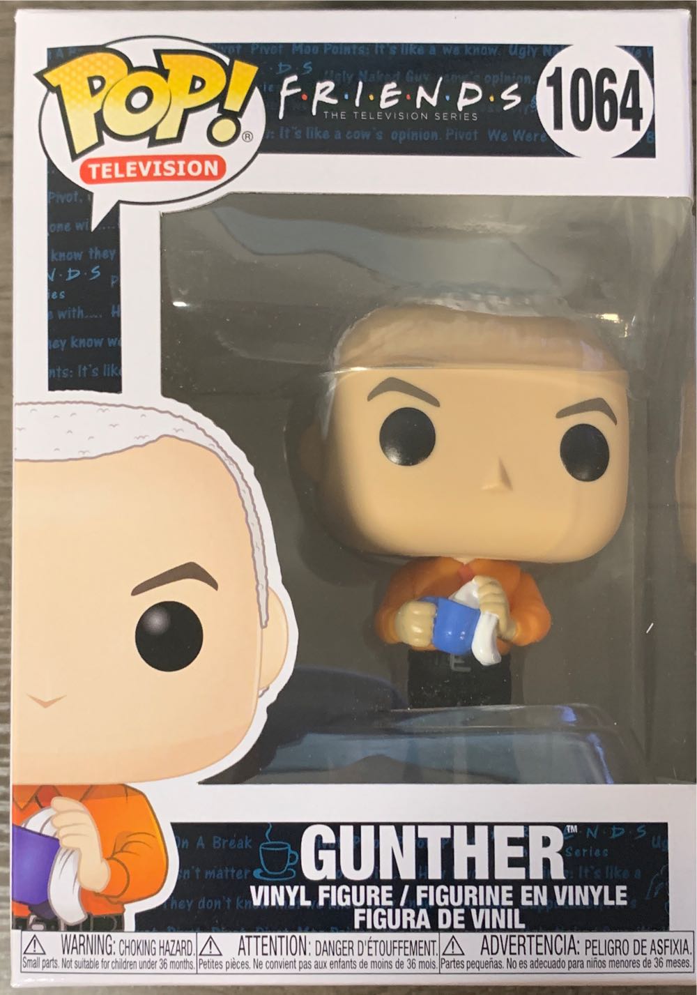 Friends: Gunther #1064 (Chase) - Funko (Funko Pop) action figure collectible [Barcode 889698419468] - Main Image 4
