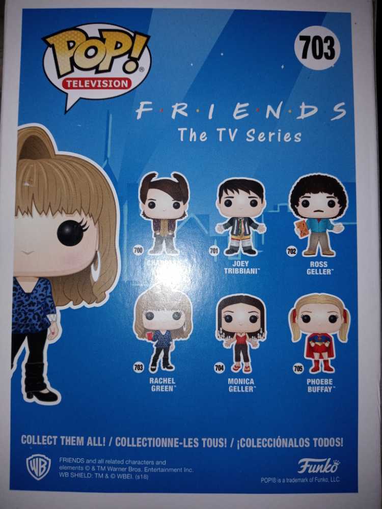 Pop! Television (Friends): #703 Rachel Green - Funko (Friends: The TV Series) action figure collectible [Barcode 889698327473] - Main Image 2