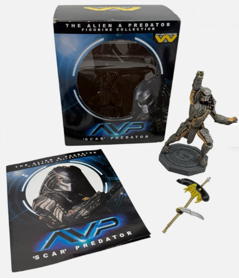 Predator: Eaglemoss Alien & Predator Figure Collection #1: Scar Predator Resin Figurine - 	Eaglemoss Capital Ltd. (Sc-fi, Horror) action figure collectible [Barcode 641945982282] - Main Image 2