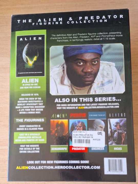 Eaglemoss Alien & Predator Figure Collection #21: Parker From Alien Resin Figurine  action figure collectible [Barcode 641945983050] - Main Image 3