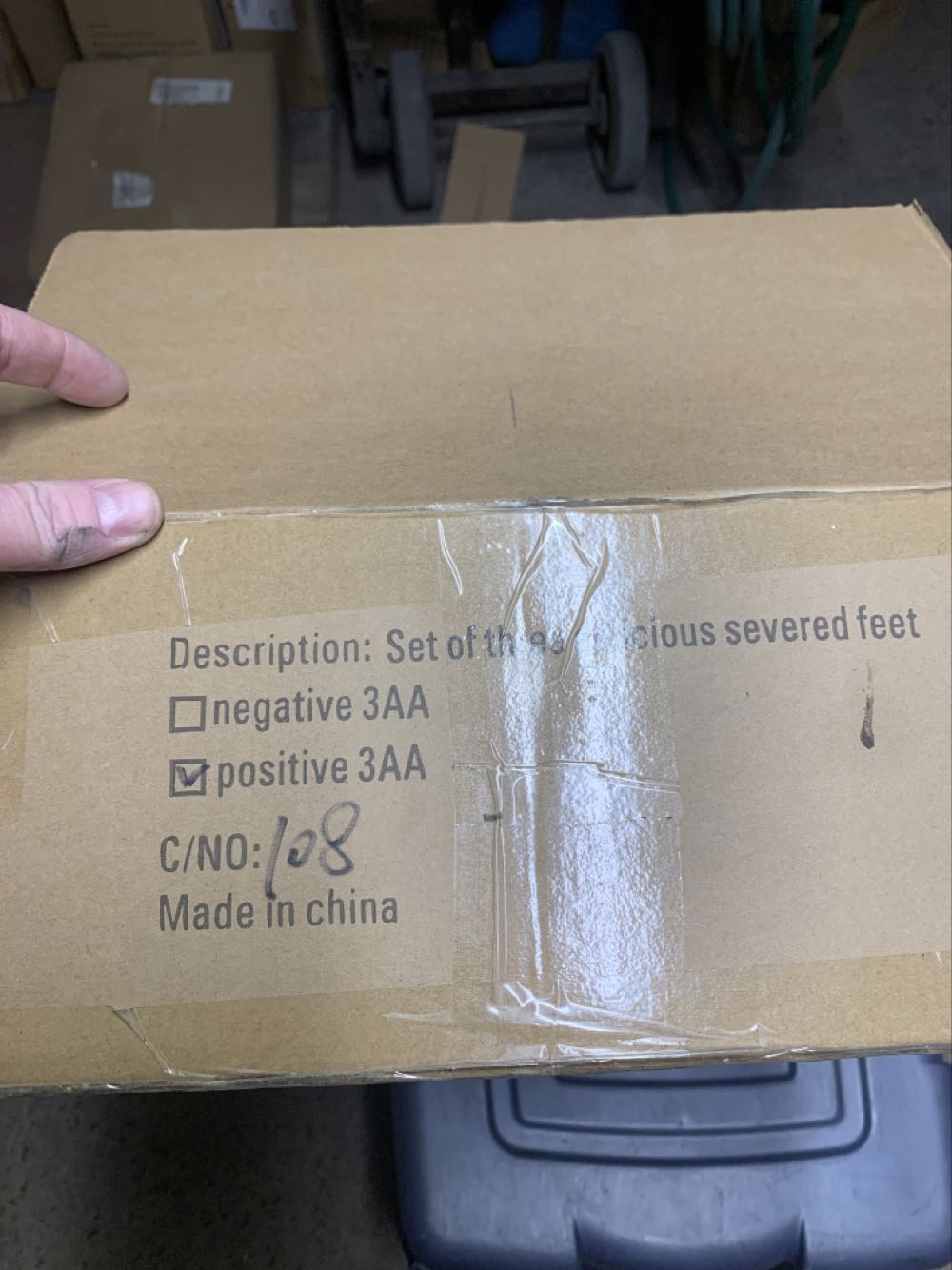 Set Of Three Delicious Severed Feet “positive” - ThreeA action figure collectible - Main Image 2