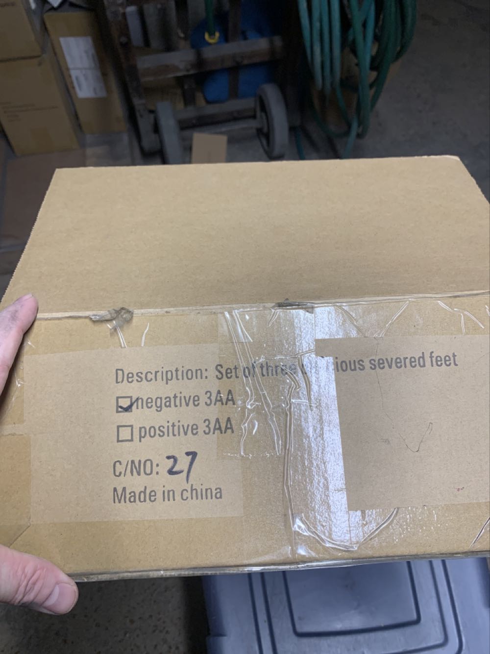 Set Of Three Delicious Severed Feet “negative” - ThreeA action figure collectible - Main Image 2