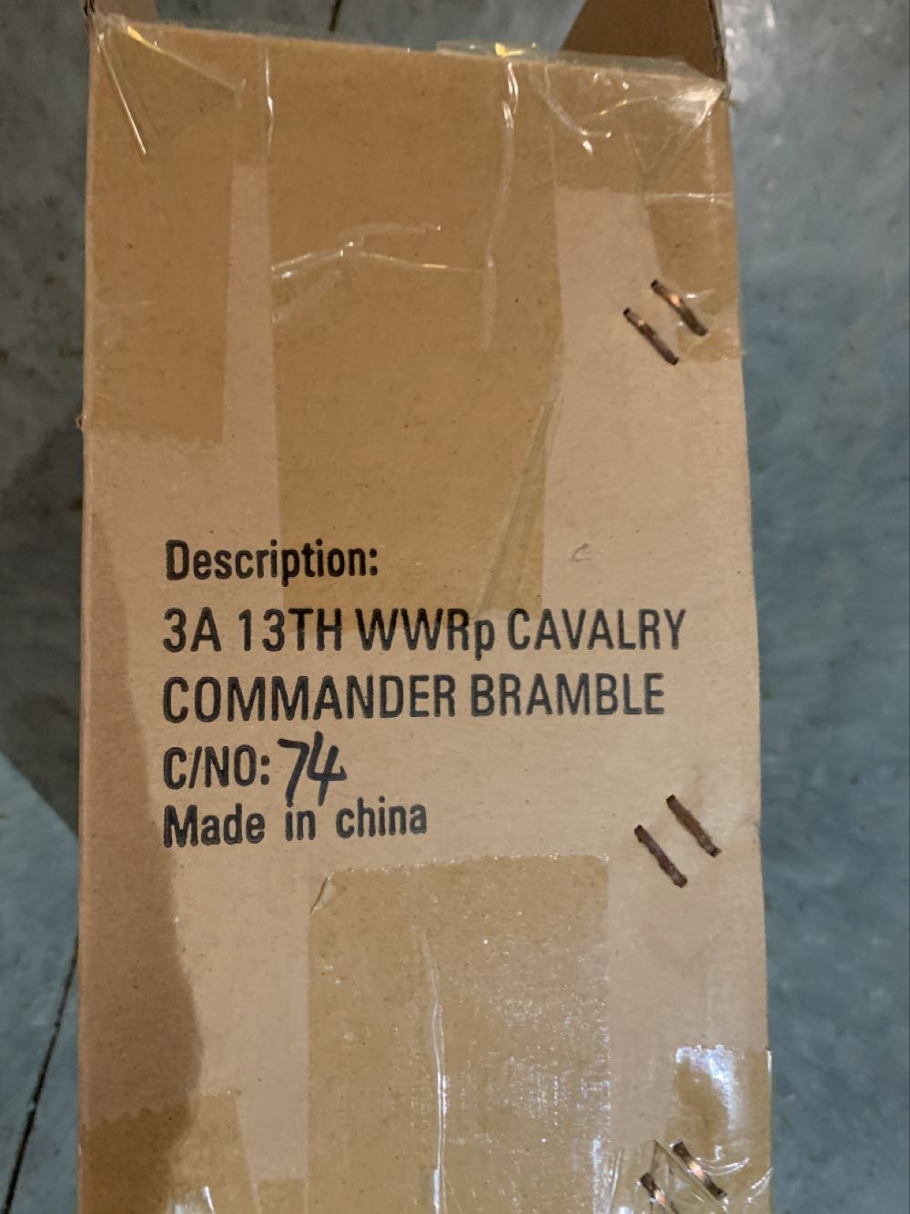 13th WWRp Cavalry Commander Bramble - ThreeA action figure collectible - Main Image 2