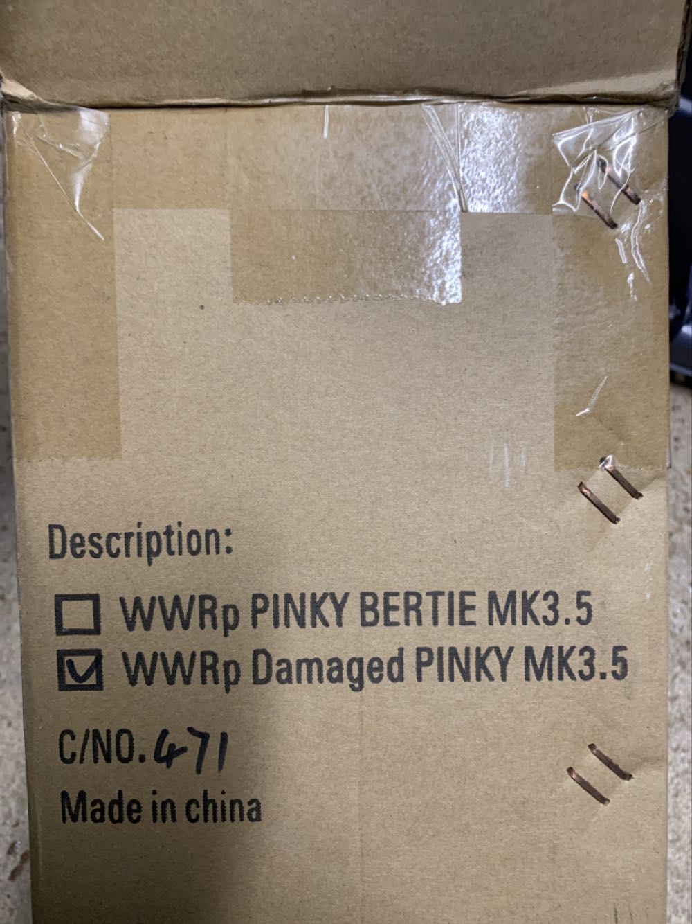 WWRp Damaged Pinky MK3.5 - ThreeA action figure collectible - Main Image 2