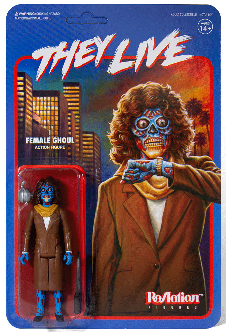 Reaction Super7: They Live Female Ghoul - Super 7/ReAction (They Live) action figure collectible [Barcode 811169038380] - Main Image 2