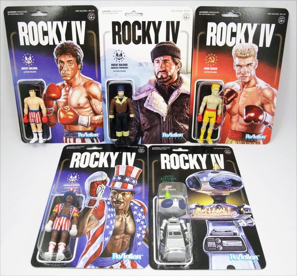 Rocky Balboa - Super 7-Reaction Figures (Rocky IV) action figure collectible [Barcode 811169033408] - Main Image 3