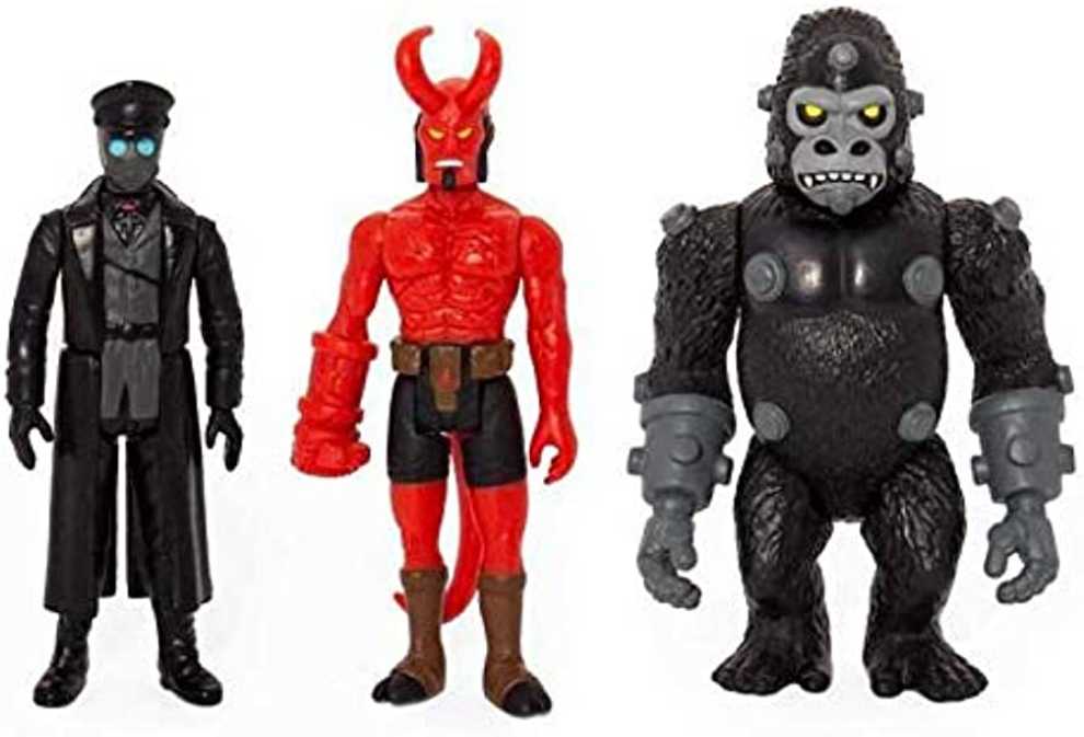 Super 7 Hellboy Reaction Action Figures 3 Pack A Multicolor - Super 7 action figure collectible [Barcode 811169030841] - Main Image 3