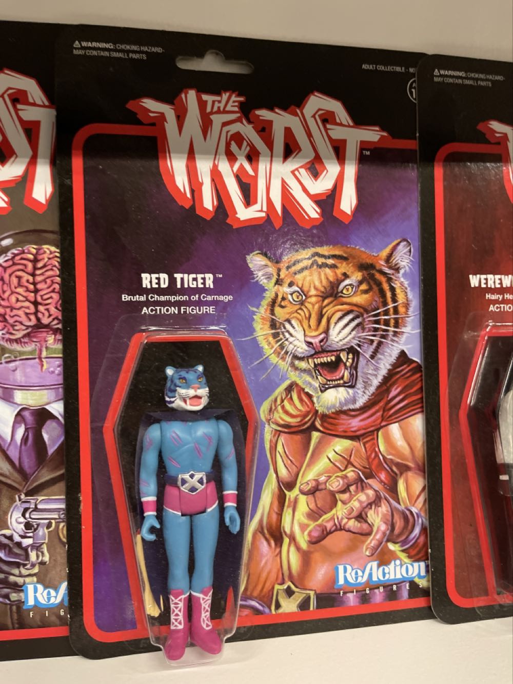 Red Tiger Blue Super 7 The Worst - Super 7 action figure collectible [Barcode 811169034122] - Main Image 1
