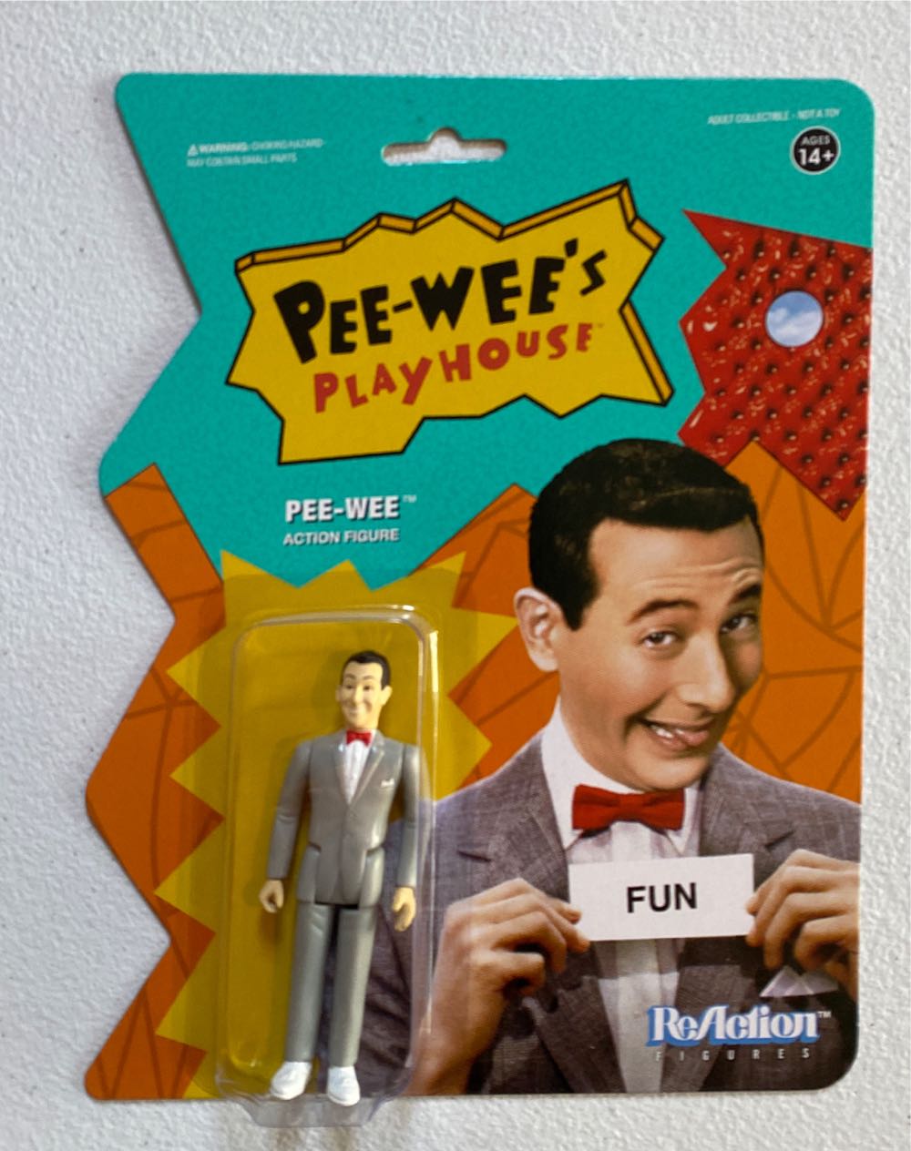 Pee Wee’s Playhouse Reaction Figures Pee-wee By Super7  action figure collectible [Barcode 811169032142] - Main Image 2