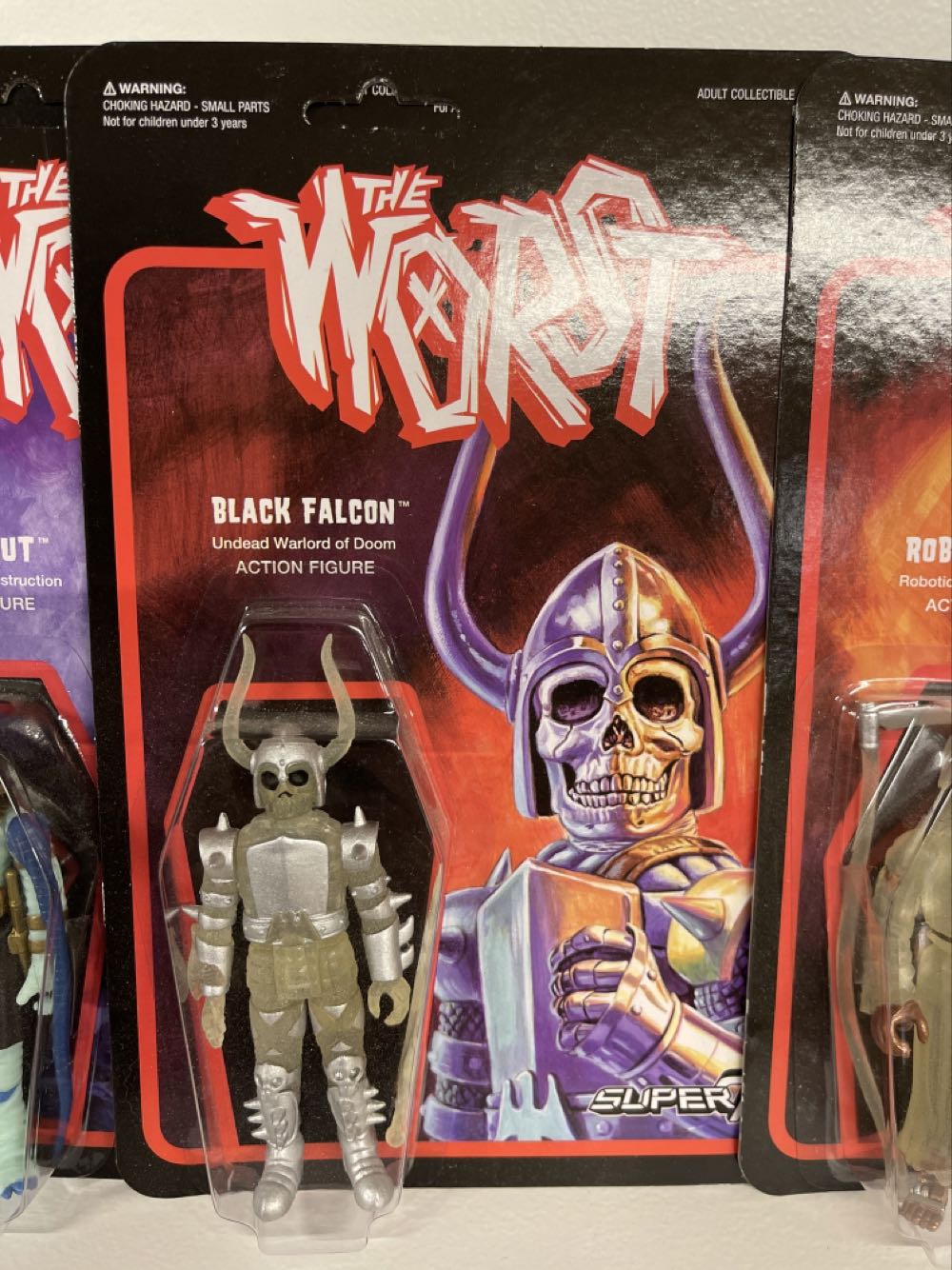 Black Falcon GID Super 7 The Worst - Super 7 action figure collectible [Barcode 605930564600] - Main Image 1