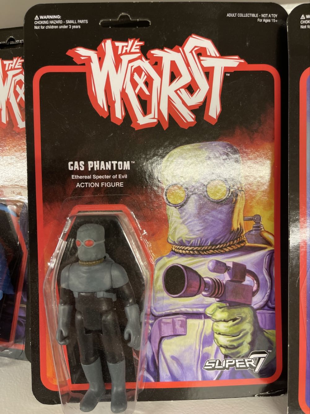 Gas Phantom Black Body Grey Accents Super 7 The Worst - Super 7 action figure collectible [Barcode 605930564648] - Main Image 1